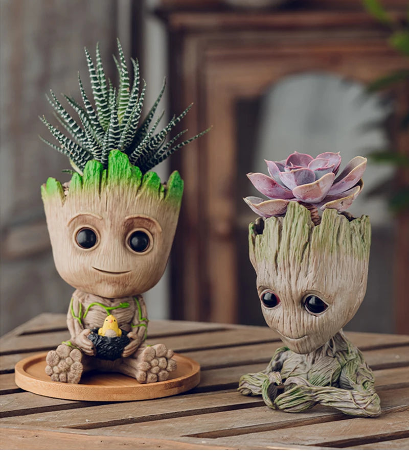 Home Decoration Crafts Miniature Model Office Desktop Display Cartoon Groot Figurines Handicrafts Decor Tree Man Ornament 5CM