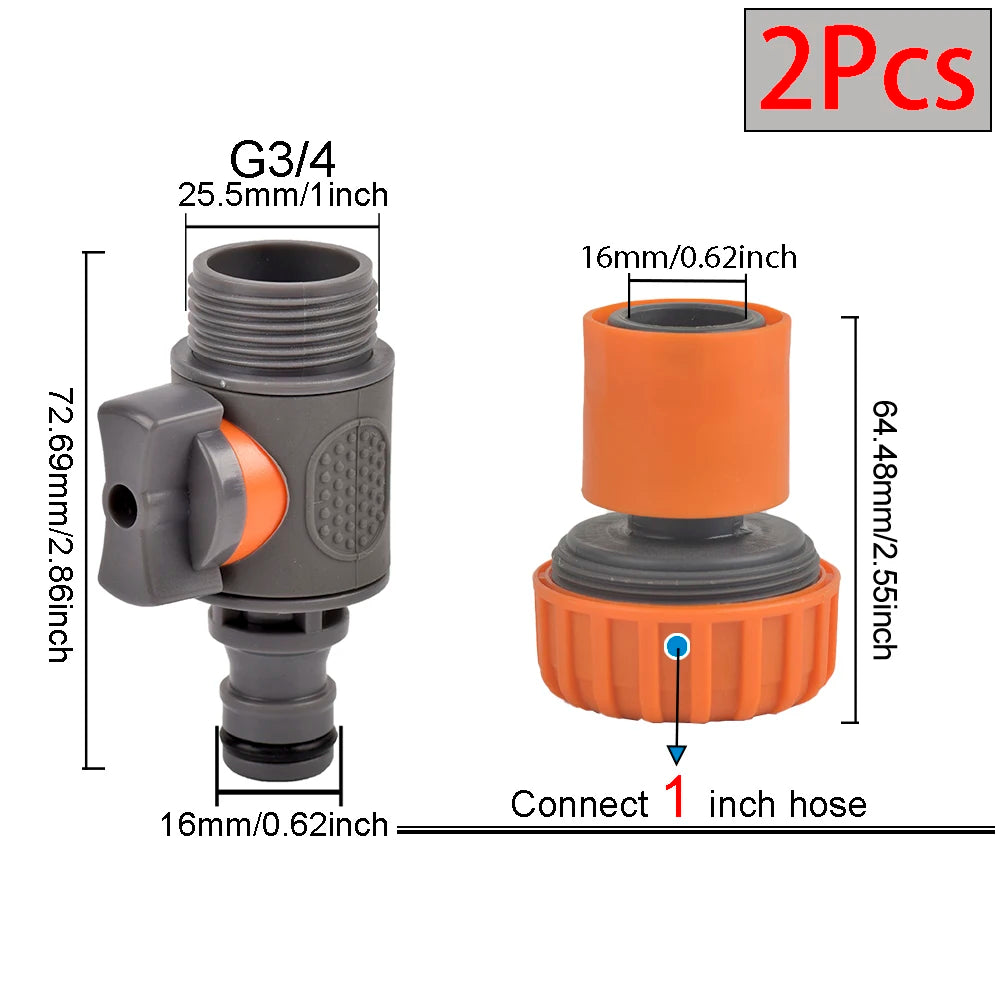 Garden Hose Quick Connector  Stop Water Connector