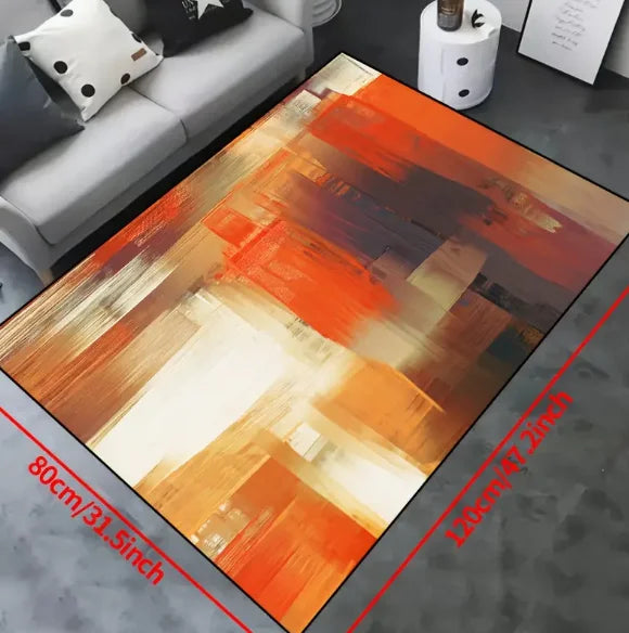 Modern Living Room Floor Mat Simple Lines Printed Soft Bedrooms Suitable for Living Rooms Terraces Offices Kitchen Floors decor