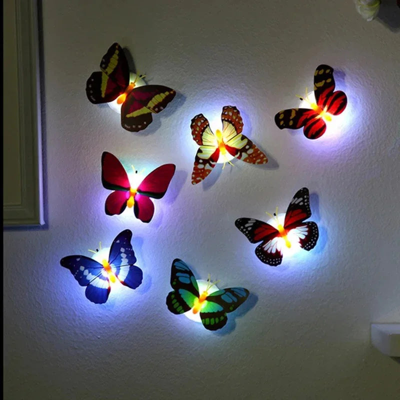 Ranpo Hot Butterfly Night Light Creative Funny Colourful Glowing