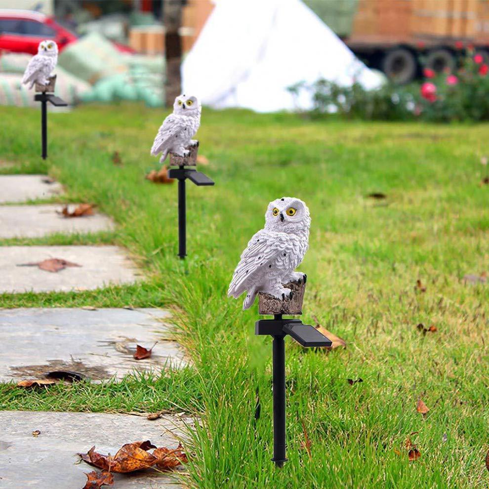 Solar Lamp Owl Animal Solar Garden Lights Solar Powered Solar Led Light Outdoor Garden Decoration Lamp Waterproof Solar Lights