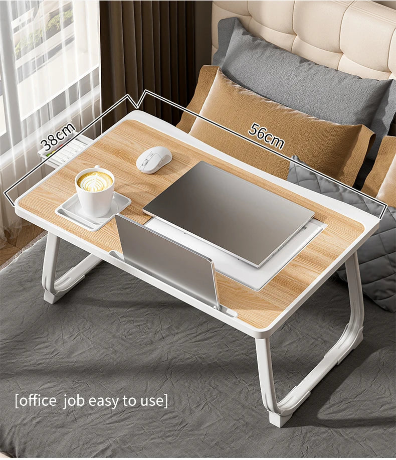 Laptop Bed Table, Foldable Lap Table Tablet Stand Laptop Bed Tray Table, Portable Lap Table With Foldable Legs For Working, Read