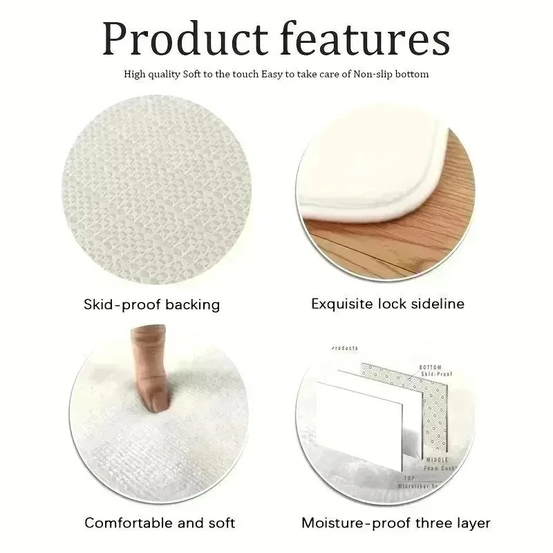 Modern Living Room Floor Mat Simple Lines Printed Soft Bedrooms Suitable for Living Rooms Terraces Offices Kitchen Floors decor