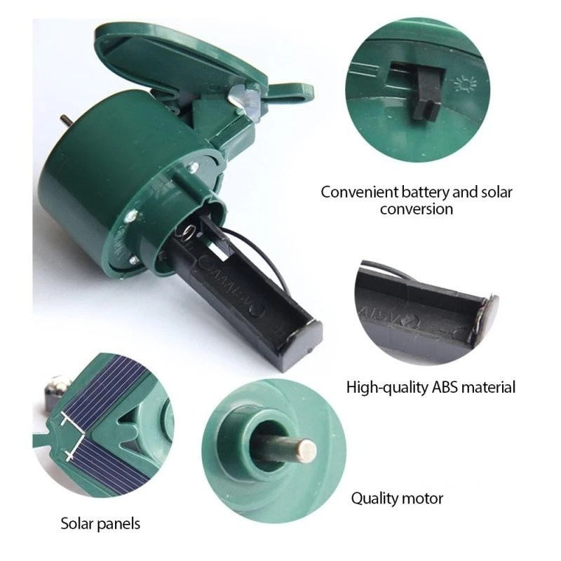 Garden Decoration Solar Powered Dancing Fluttering Butterflies Flying Humming Bird Garden Yard Outdoor Home Decoration Farmland