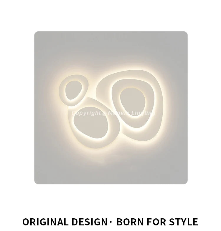 Living Room Ceiling lamp For Bedroom Dining Indoor Lighting Fixtures Milk White Wind Luminaria Home decor led light fixture lamp