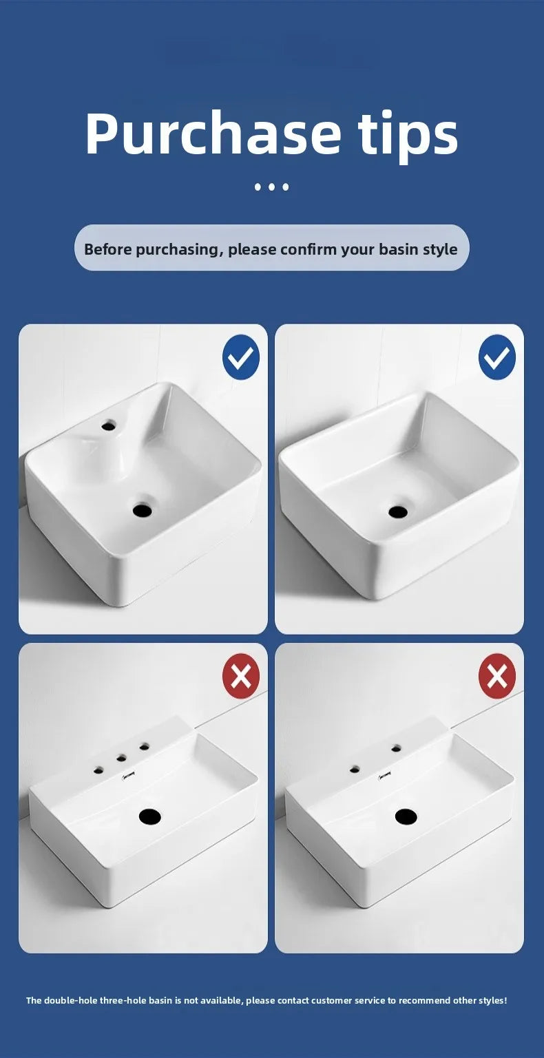 Bathroom faucet washbasin for home hot and cold water two-in-one washbasin washbasin