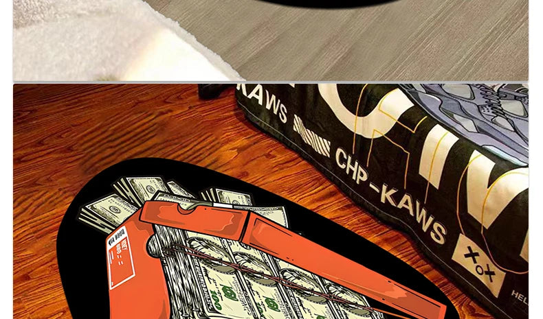 Bedroom Rug Shoe Mat Creative Shoe Box Living Room Mats Fashion Lounge Trend Decor Entrance Sneakers Carpet Alfombra Habitación
