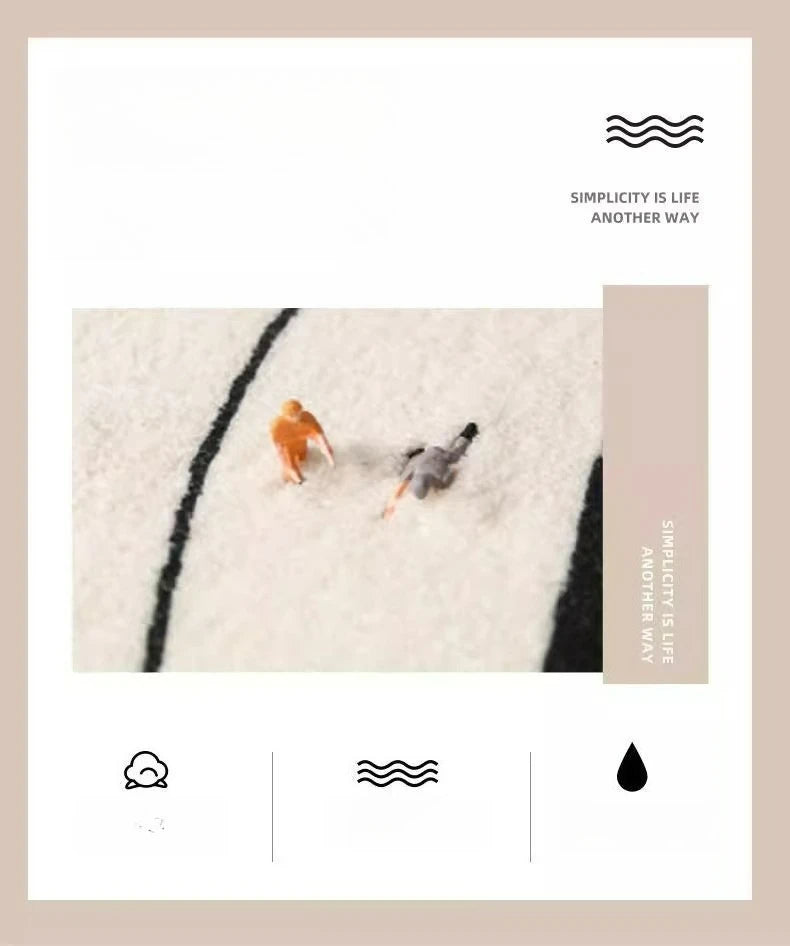 Bathroom Rugs Non-Slip Bath Rugs Dirty Resistant Plush Carpet Toilet Absorbent Bath Rugs  Plush Carpet Wash Dry Shower Pad