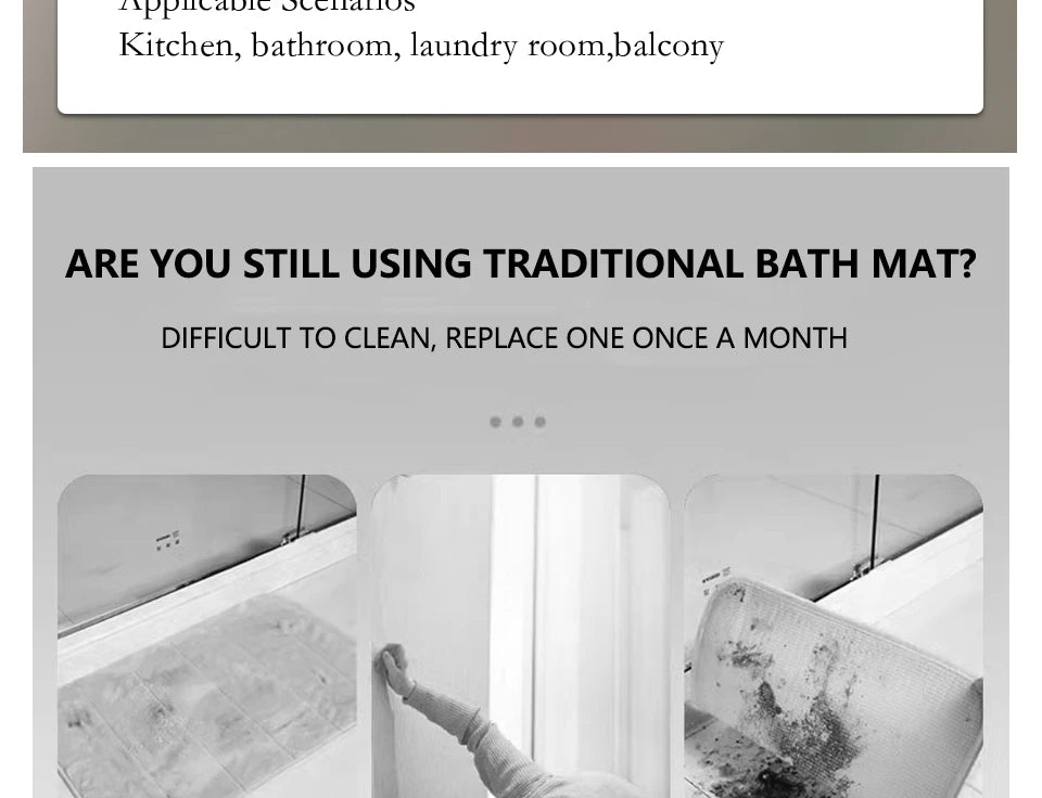 Bathroom Mat Semicircular Rug Absorbent Toilet Carpet Doormat Floor Mats Water-absorbent Soft Washable Bath Non-slip Area Rugs