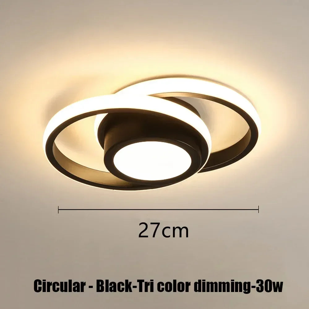 LED Strip Aisle Ceiling Lights Modern Minimalist Living Room Lamps For Balcony Entrance Staircase Home Decor Multiple shapes