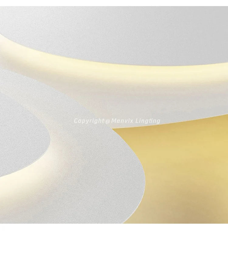 Living Room Ceiling lamp For Bedroom Dining Indoor Lighting Fixtures Milk White Wind Luminaria Home decor led light fixture lamp