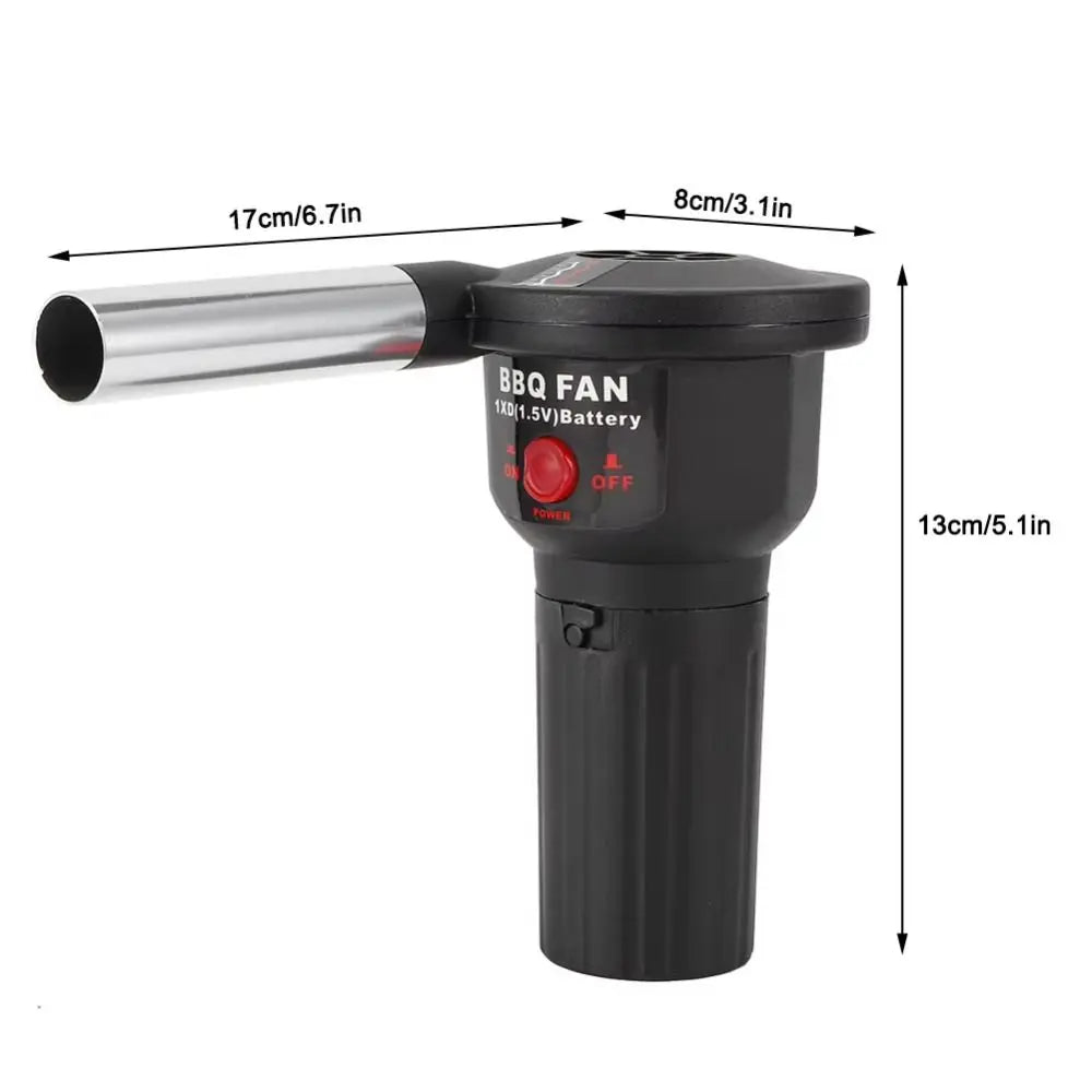 Handheld BBQ Fan Easy To Use Electric Electric Air Blower High Quality Safe Camping Electric Blower For Outdoor Camping BBQ