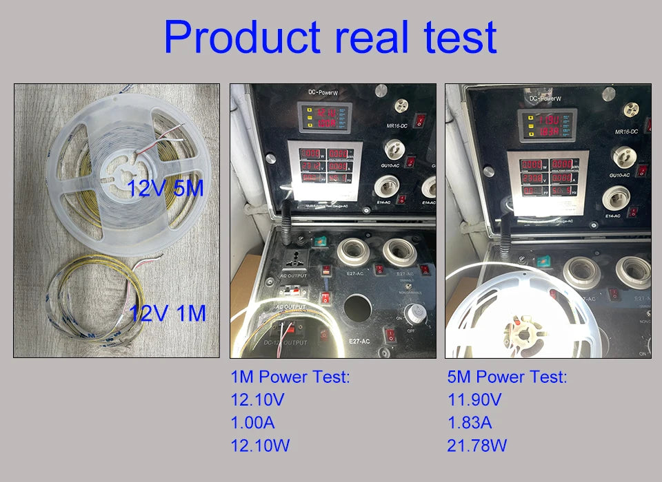 Linear Dimmable 24V 12V COB LED Strip Lights