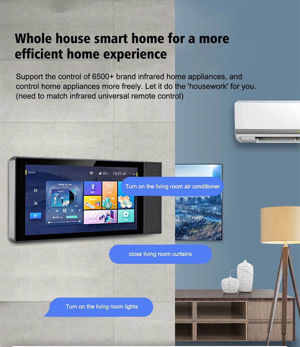 Tuya Smart Home Control Panel Controls All Tuya Smart Products Such As Home Smart Speakers and Lights Smart Home Automation