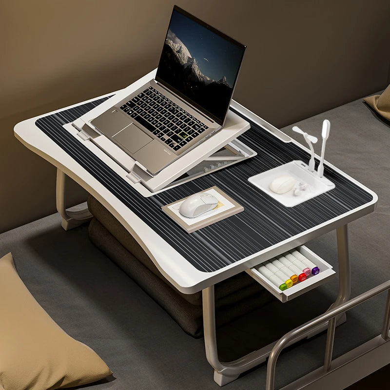 Laptop Bed Table, Foldable Lap Table Tablet Stand Laptop Bed Tray Table, Portable Lap Table With Foldable Legs For Working, Read