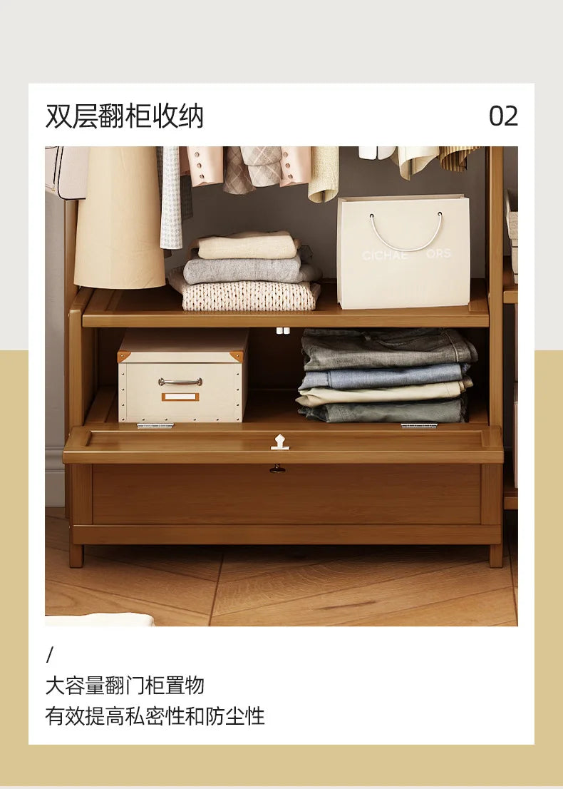 Coat rack floor bedroom hanger household multifunctional storage rack room simple modern bedroom storage cabinet