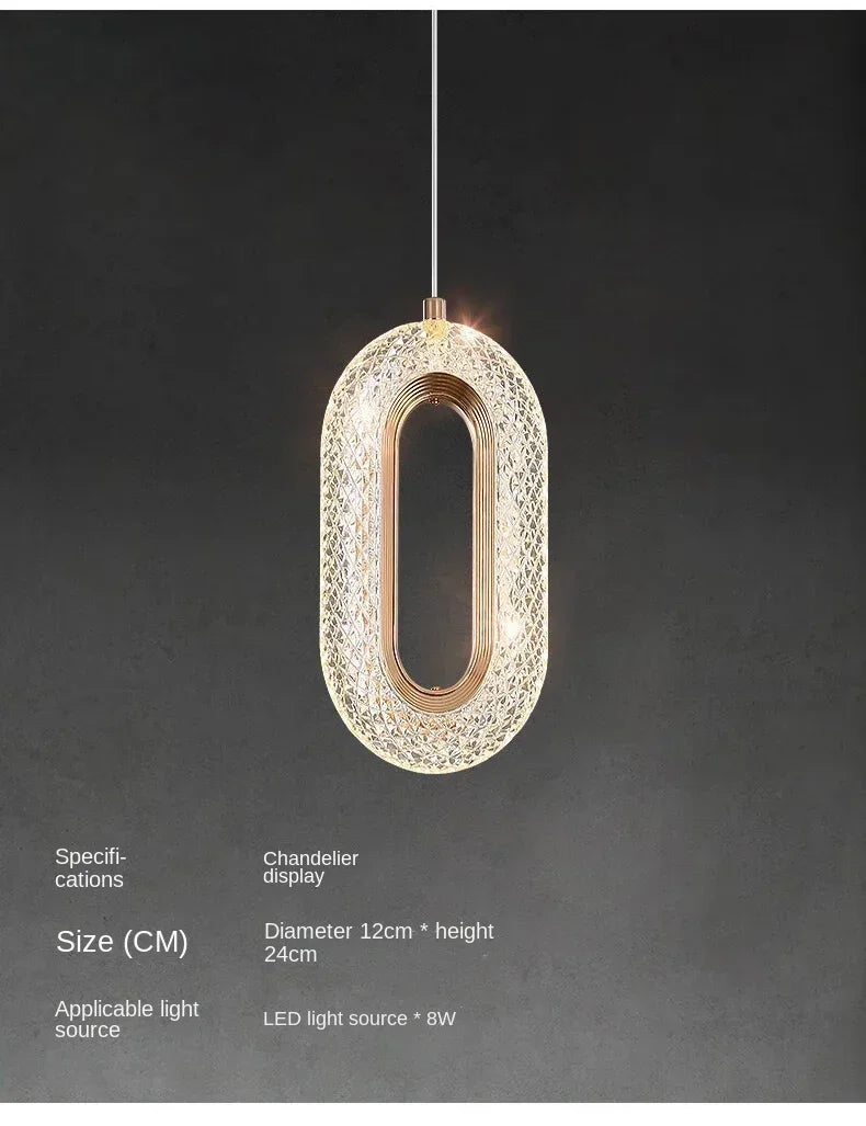 Modern Minimalist Living Room Sofa Bedroom Background Wall Lamp Ambient Light Small Pendant Lamp Home Decoration Indoor Lighting