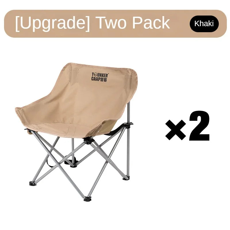Outdoor Folding Moon Chair Portable Chair Camping Chair Picnic Gear Fishing Small Horse Stool Student Sketching