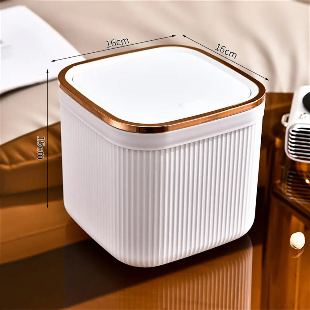 Bathroom Toilet Hotel B&B With Lid Kitchen Living Room Sandwich Trash Can Lid Multi-purpose Modern Toilet Hygienic Sandwich