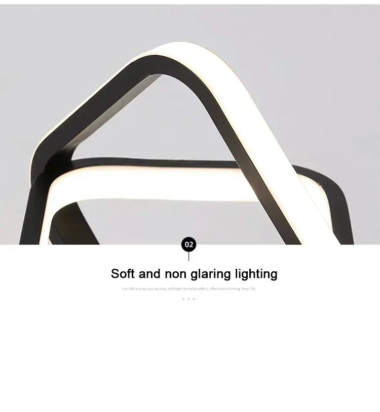 LED Strip Aisle Ceiling Lights Modern Minimalist Living Room Lamps For Balcony Entrance Staircase Home Decor Multiple shapes