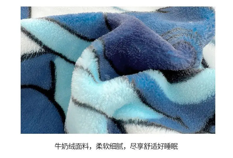 Stitch Cartoon Blanket Kawaii Lightweight Style Home Textile Flannel Soft Throw Blanket Bedding Sofa Cover for Kids Gift