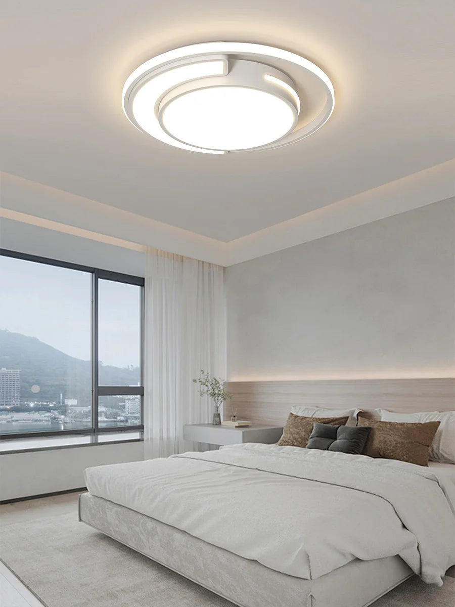 2025 new-style living room lamp, a minimalist modern round ceiling lamp, is suitable for bedrooms and living rooms.