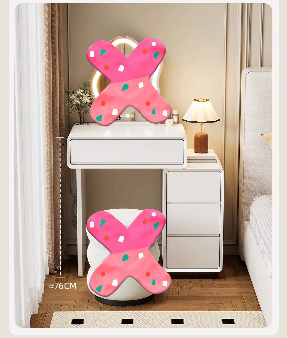 Bedroom Women Dressing Table Luxury Wood Storage Mirror Hairstyle Dressing Table Home White Muebles De Dormitorio Furniture