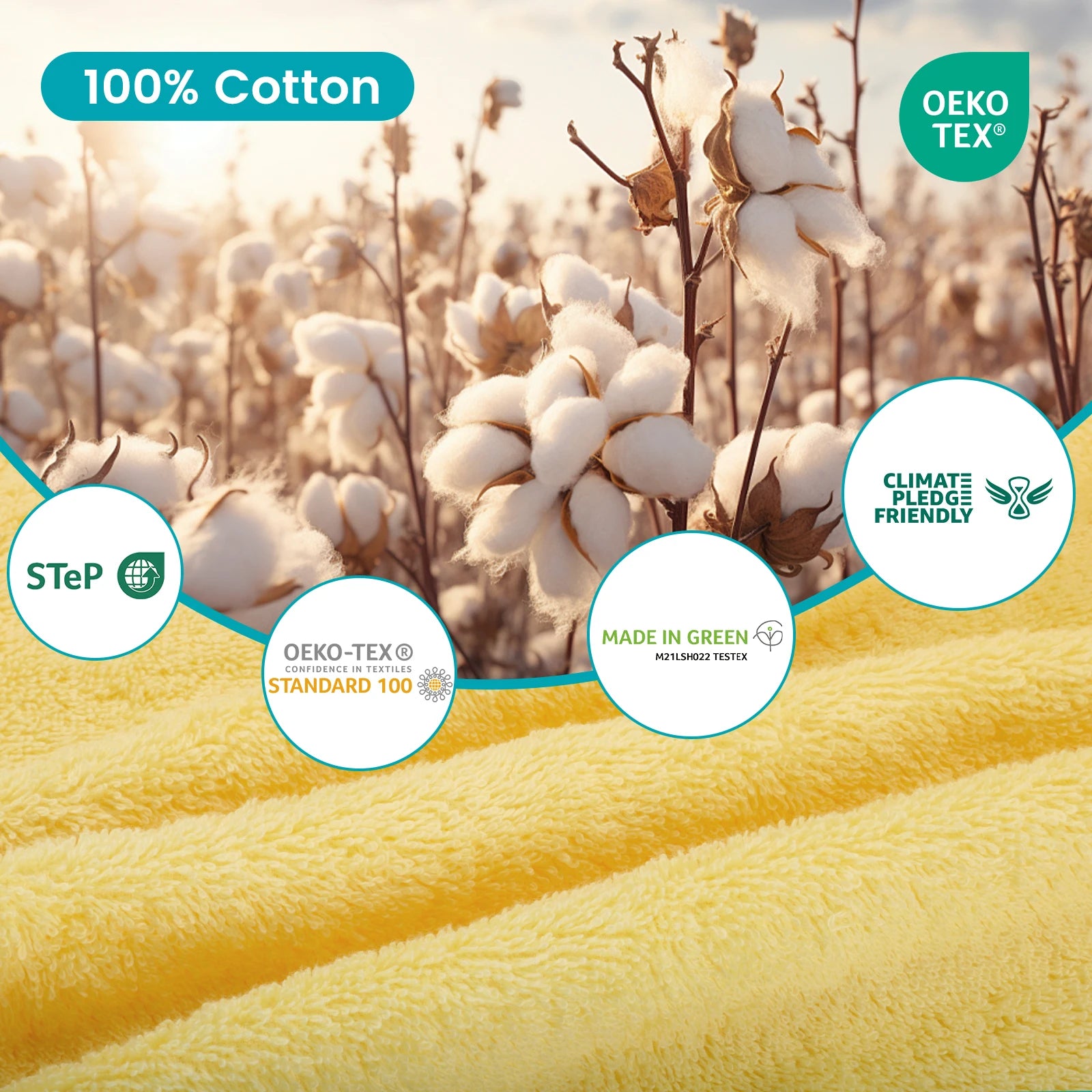 12 Pack Cotton Washcloths Solid Bulk Set SEMAXE 100% Cotton Ultra Soft Face Towels Absorbency for Bathroom Spa Cleaning Supplies