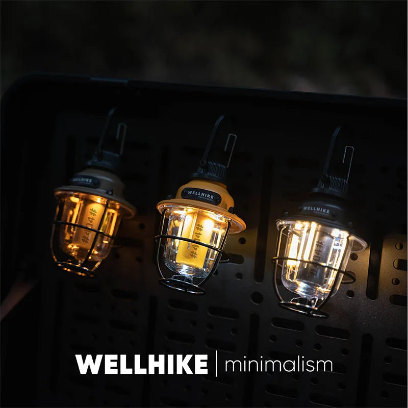 WELLHIKE Outdoor Lighting Camping Lights Long Life Locking Pinecone Light LED Multifunction Ambient Light Tent Canopy Flashlight
