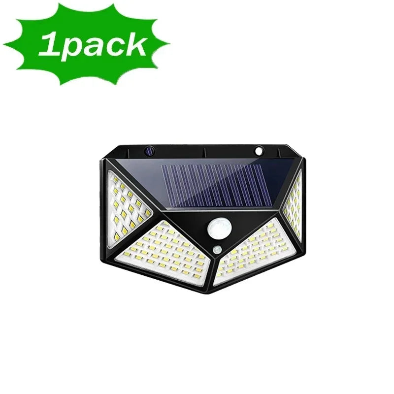 LED Solar Lights Outdoor Waterproof External Solar Lamp Motion Sensor Garden Lights Solar Power Sunlight Yard Wall Street Light