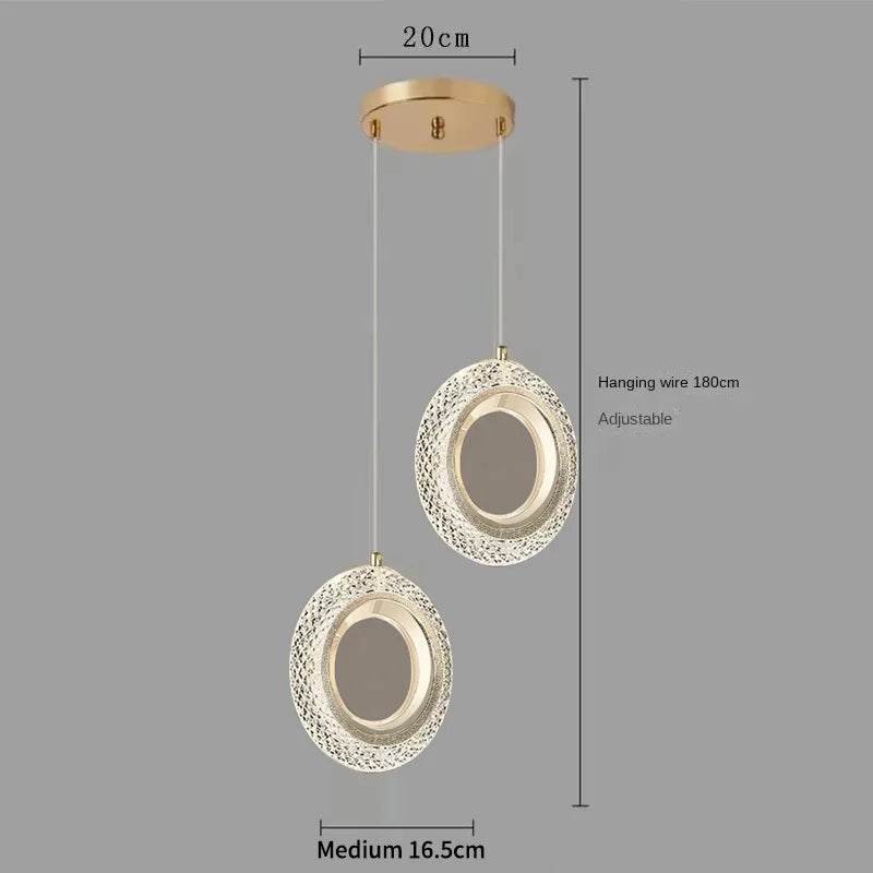 Modern Minimalist Living Room Sofa Bedroom Background Wall Lamp Ambient Light Small Pendant Lamp Home Decoration Indoor Lighting