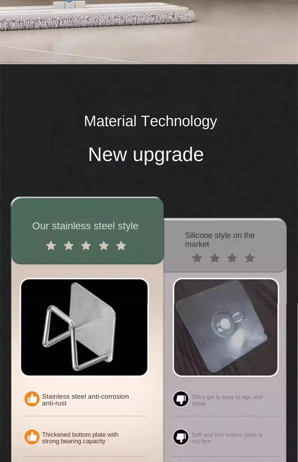 Kitchen Non Perforated Stainless Steel Storage Rack, Wall Mounted Pot Cover Rack, Cabinet Bottom Cutting Board Storage Rack