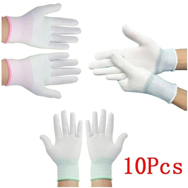 5pair Antistatic Gloves Anti Static ESD Electronic Working Gloves pu coated palm
