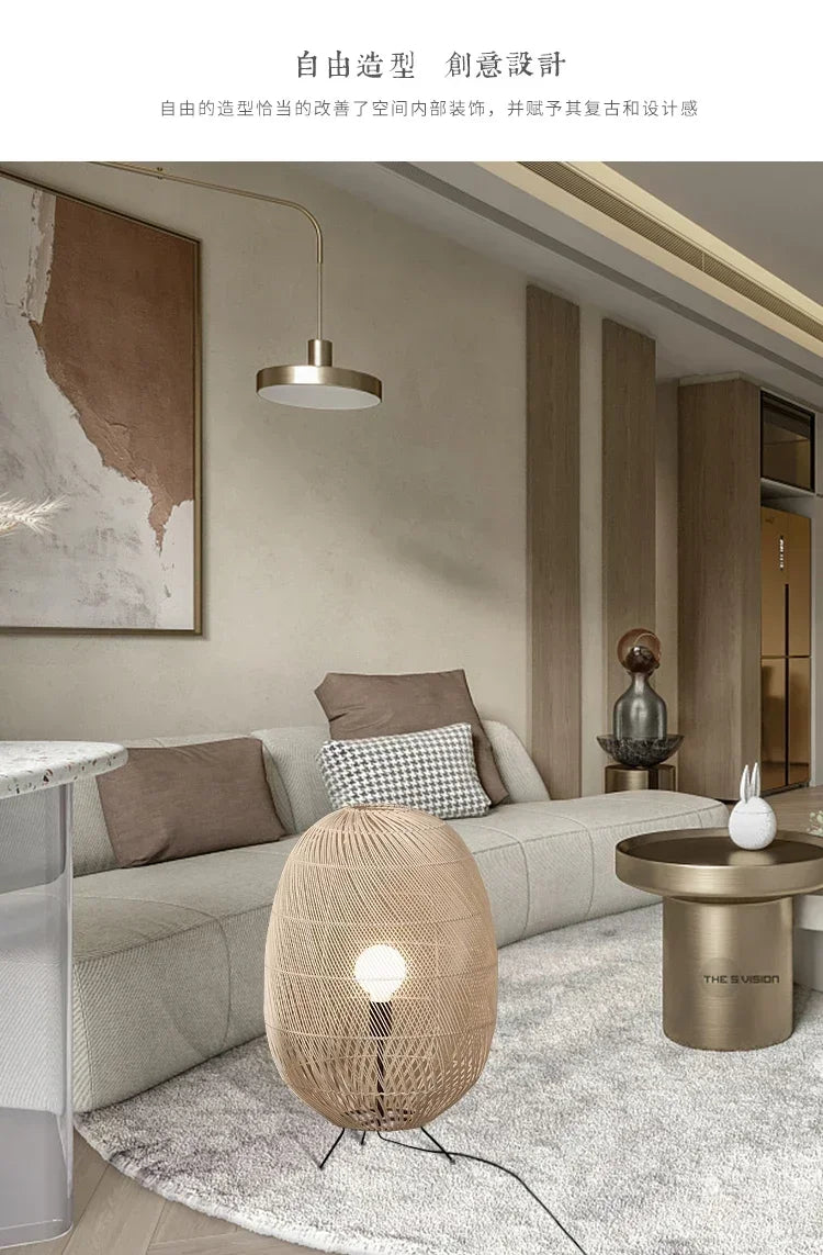 Floor Lamp Bedroom Bed & Breakfast Living Room Study Bedside Lamp Retro Decorative Lamps