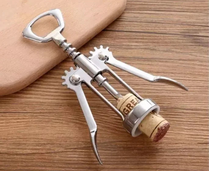 Wine Opener Multifunctional Corkscrew Bottle Opener Zinc Alloy Cork Remover Premium Winged Wine Bottle Opener  jar