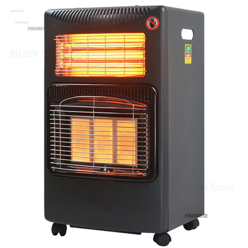 Outdoor Patio Heaters Energy-saving Gas Heater Household Fast-heating Oven Multi-functional Indoor Natural Gas Liquefied Gas