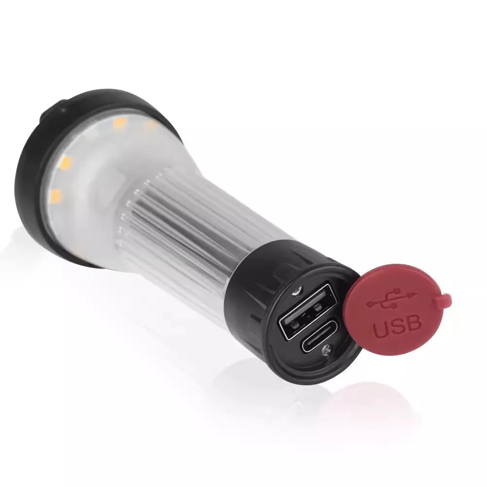 Outdoor Portable Camping Lantern with Magnetic Base Hanging Lamp 5 Lighting Modes Led Flashlights Waterproof  Emergency Lamp