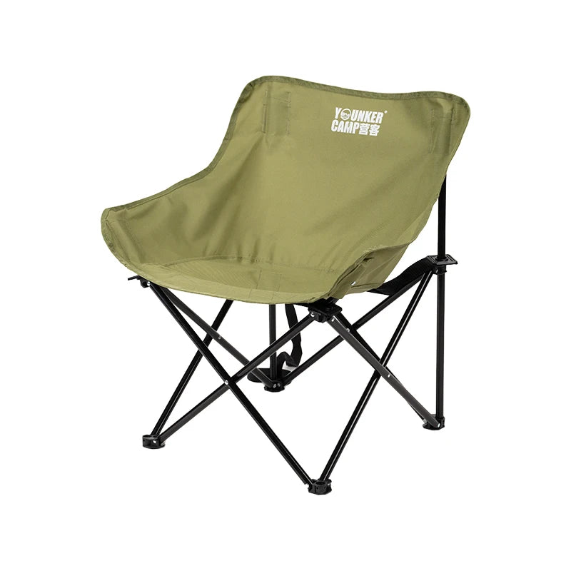 Outdoor Folding Moon Chair Portable Chair Camping Chair Picnic Gear Fishing Small Horse Stool Student Sketching