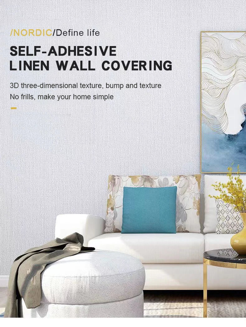 3D Wall Sticker Wallpaper Self-Adhesive Waterproof Wall Covering Panel for Living Room Bedroom Bathroom Home Decoration