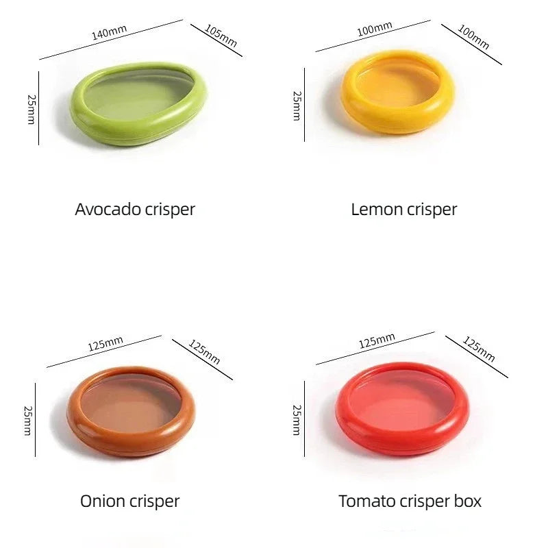 Reusable Food Saver Box Half Cut Fruit Fresh Retractable Film Storage Container Fruit Preservation Seal Cover Kitchen Tools