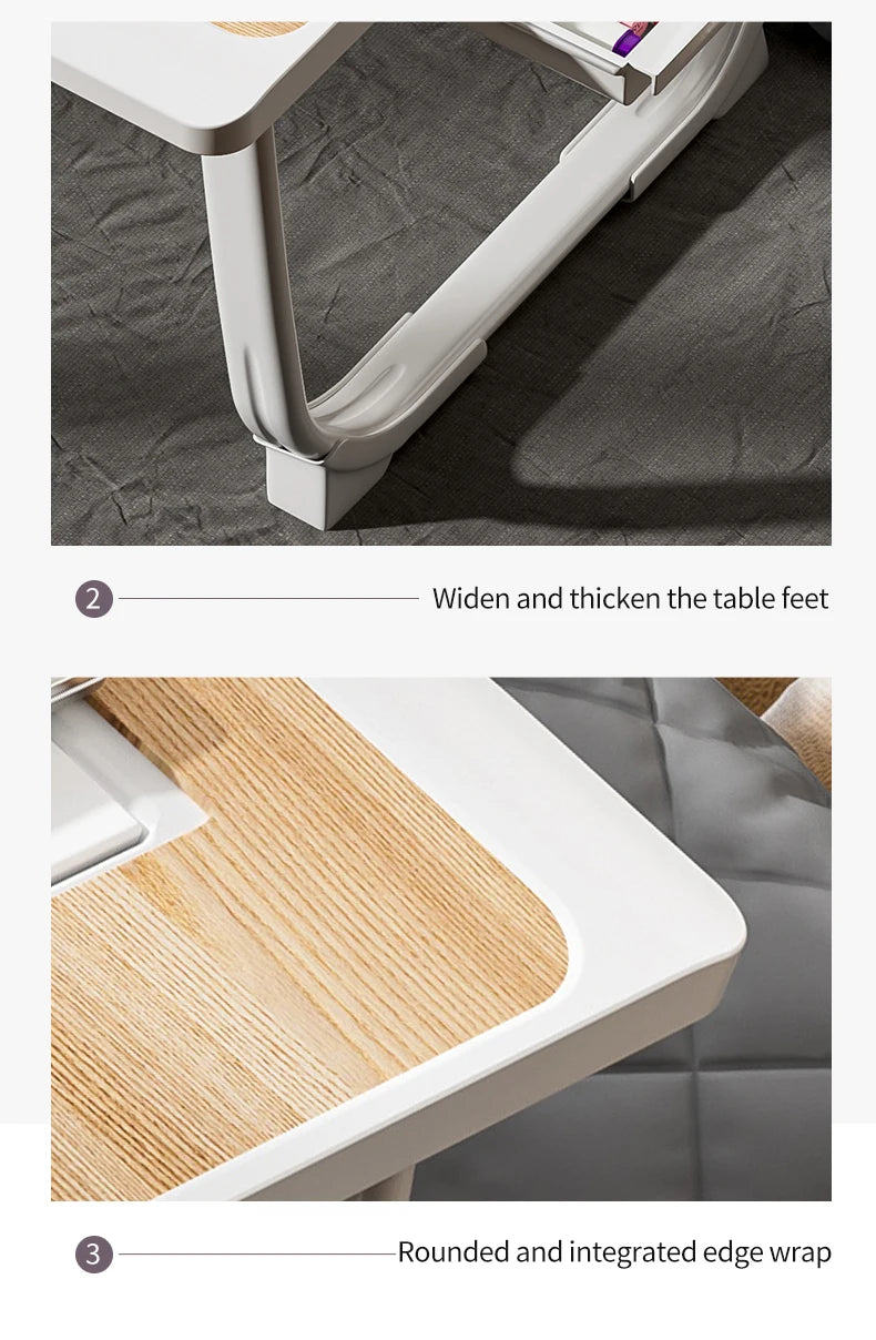 Laptop Bed Table, Foldable Lap Table Tablet Stand Laptop Bed Tray Table, Portable Lap Table With Foldable Legs For Working, Read
