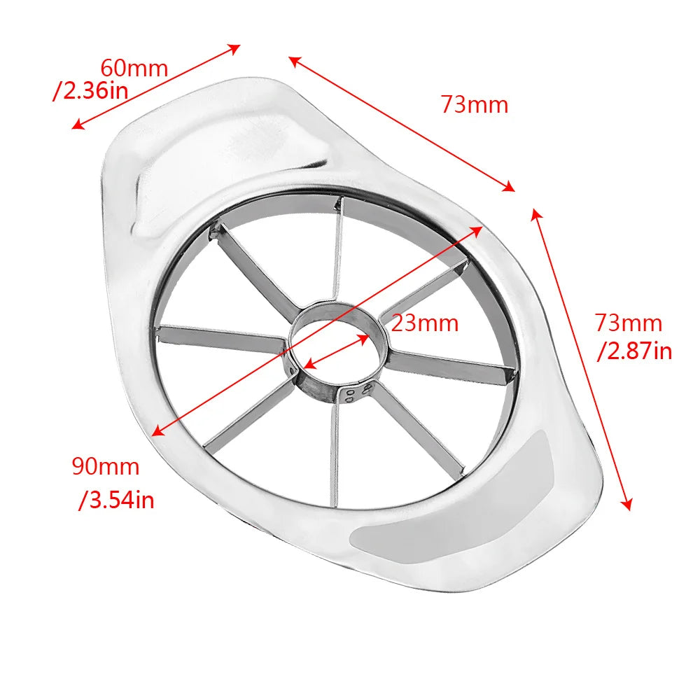Kitchen Gadgets Stainless Steel Comfort Handle Divider Apple Cutter Vegetable Fruit Tools