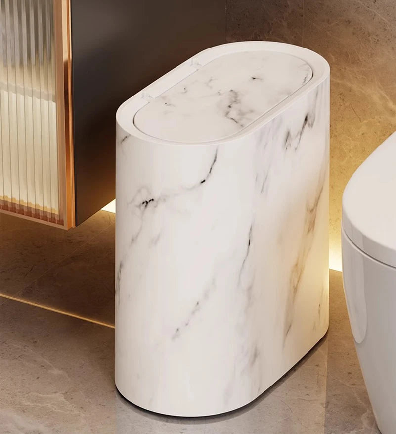 Bathroom Toilet Hotel B&B With Lid Kitchen Living Room Sandwich Trash Can Lid Multi-purpose Modern Toilet Hygienic Sandwich