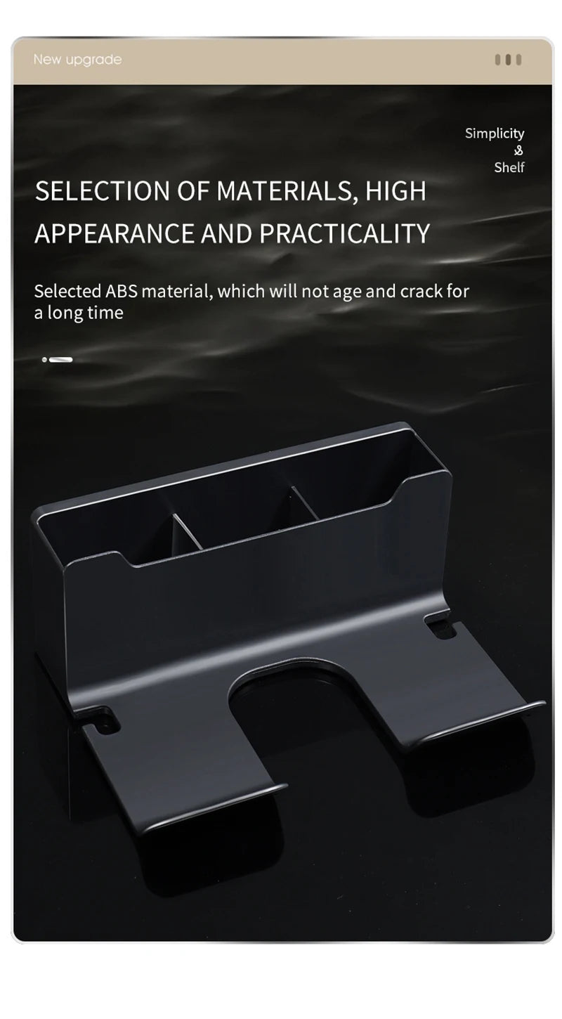 Bathroom Shelf Dryer Cradle Wall Shelves Hair Dryer Holder Shower Hairdryer Organizer Box Toilet Blower Holder Shelf Bathroom