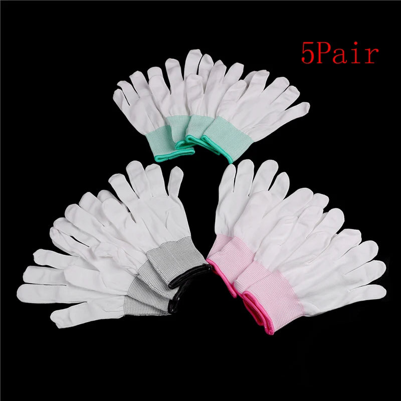 5pair Antistatic Gloves Anti Static ESD Electronic Working Gloves pu coated palm