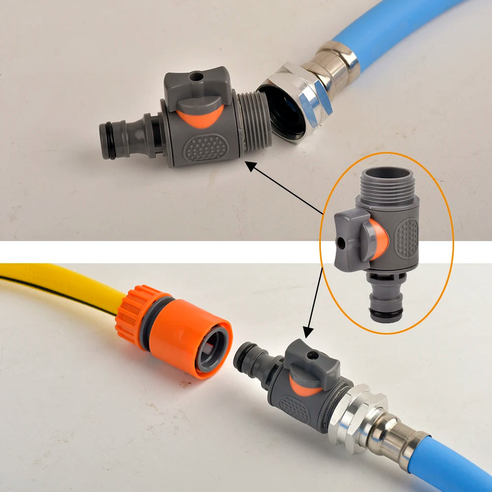 Garden Hose Quick Connector  Stop Water Connector