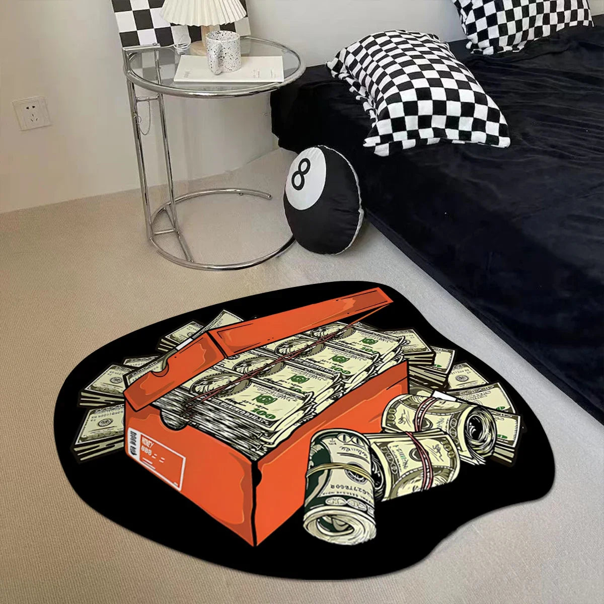 Bedroom Rug Shoe Mat Creative Shoe Box Living Room Mats Fashion Lounge Trend Decor Entrance Sneakers Carpet Alfombra Habitación