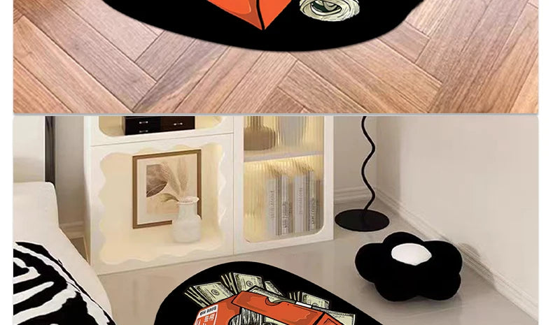 Bedroom Rug Shoe Mat Creative Shoe Box Living Room Mats Fashion Lounge Trend Decor Entrance Sneakers Carpet Alfombra Habitación