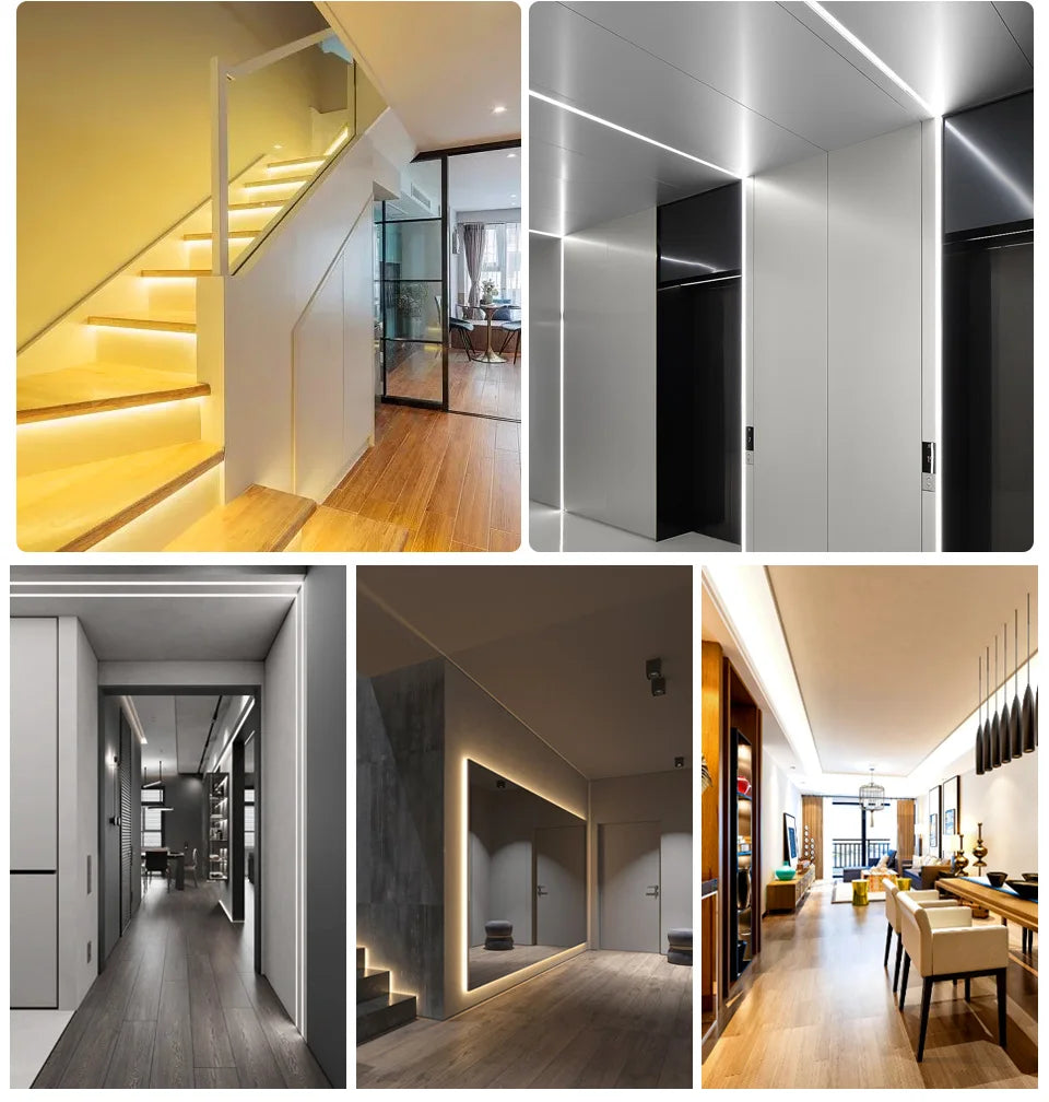 Linear Dimmable 24V 12V COB LED Strip Lights