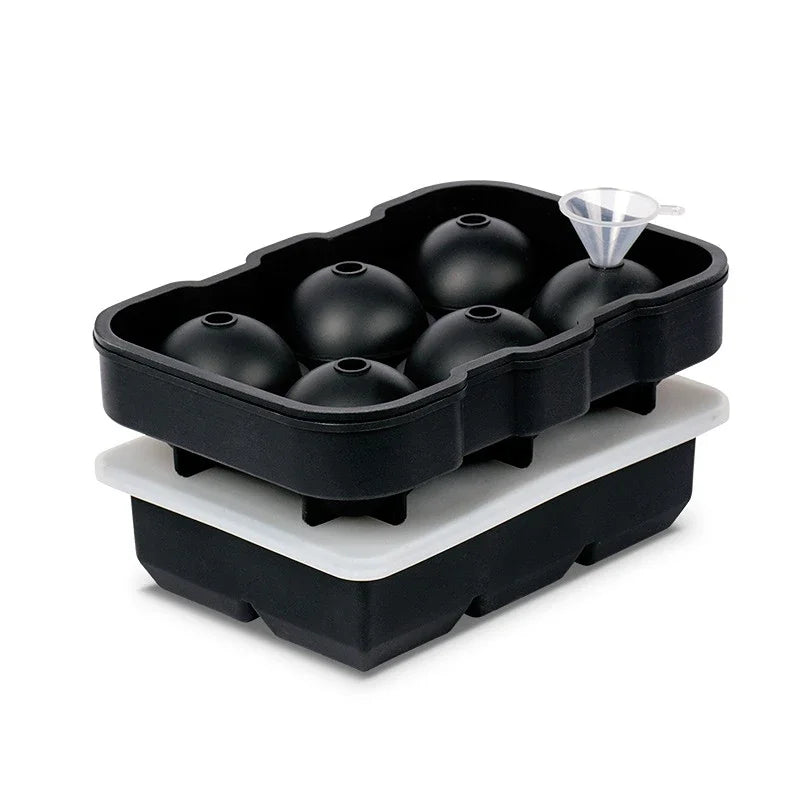 4/6/8/15Grids Silicone Ice Cube Molds Spherical Ice Cube Molds Ice Cream Ice Cube Making Machine Reusable Whiskey Ice Cube Molds